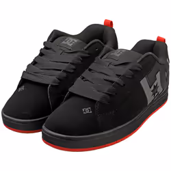 DC Shoes Court Graffik Sq Mens Skate Trainers in Black Red - 10.5 UK - Additional view 5