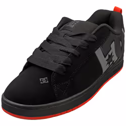 DC Shoes Court Graffik Sq Mens Skate Trainers in Black Red - 13 UK