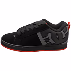 DC Shoes Court Graffik Sq Mens Skate Trainers in Black Red - 13 UK
