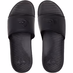 Quiksilver Mens Bright Coast Summer Beach Pool Sandals Thongs Sliders Slides - 7 UK, All Black