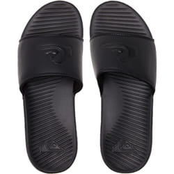 Quiksilver Mens Bright Coast Summer Beach Pool Sandals Thongs Sliders Slides - 7 UK, All Black