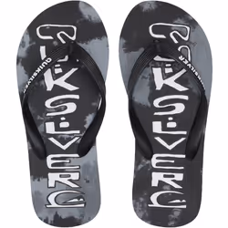 Quiksilver Kids MoloKai Acid Drop Summer Beach Sandals Thongs Flip Flops - Black - 3 UK, Black