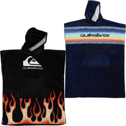 Quiksilver Junior Kids Hooded Beach Surf Towel Hoodie Poncho - One Size