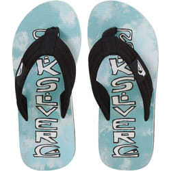 Quiksilver Kids Molokai Layback Summer Beach Pool Sandals Thongs Flip Flops - 12K UK, Blue 1