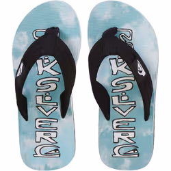 Quiksilver Kids Molokai Layback Summer Beach Pool Sandals Thongs Flip Flops - 1 UK, Blue 1
