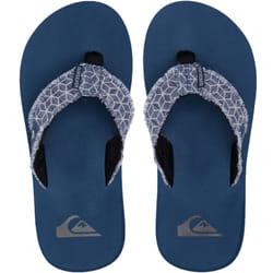 Quiksilver Boys Kids Monkey Abyss Summer Beach Thongs Sandals Flip Flops - 12K UK, Blue 2