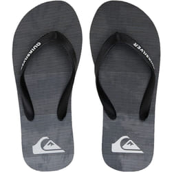 Quiksilver Kids MoloKai Massive Summer Beach Pool Sandals Thongs Flip Flops - 1 UK, Black