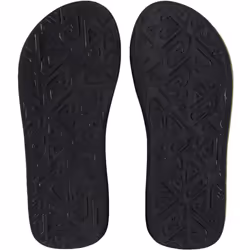 Quiksilver Kids Molokai Stitchy Summer Beach Pool Sandals Thongs Flip Flops - 13K UK, Black/Green