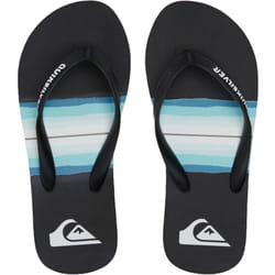 Quiksilver Kids MoloKai Resin Tint Summer Beach Sandals Thong Flip Flops - Black - 13K UK, Black