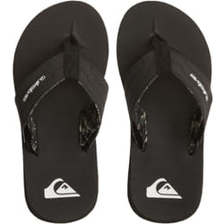 Quiksilver Kids Carver Switch Summer Beach Sandals Thongs Flip Flops - Black - 12K UK, Black