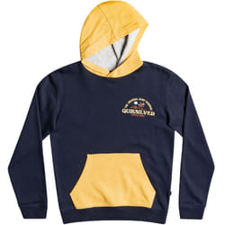Quiksilver Boys Open Spot Pullover Hooded Sweatshirt Hoody Hoodie Jumper Top - 16 Yrs, Navy Blazer