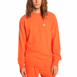Quiksilver Mens Bay Rise Casual Crew Neck Sweater Jumper Sweatshirt Top - L, Red
