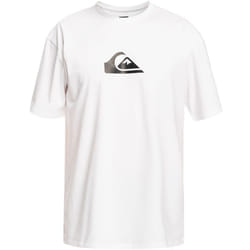 Quiksilver Boys Solid Streak Short Sleeve Crew Neck Cotton T-Shirt Top Tee - 8 Yrs, White