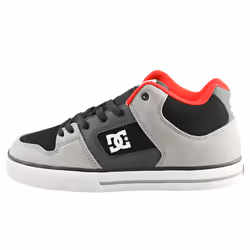 DC Shoes Pure Mid Mens Skate Trainers in Black Grey - Size 8.5 UK