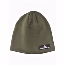 Quiksilver Knitted Skull Beanie ~ Cushy green