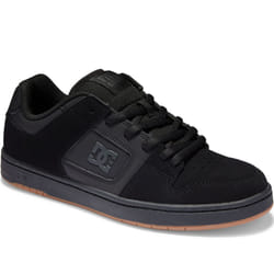 DC Shoes Mens Manteca Low Rise Skater Leather Trainers Sneakers Shoes - 11.5 UK, Black/Black/Gum