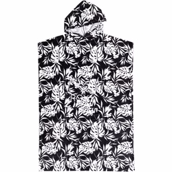 Roxy Womens Warmy Sunset Printed Hooded Beach Pool Towel Poncho