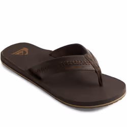 Quiksilver Mens Carver Natural Summer Beach Pool Sandals Flip Flops - 13, Black