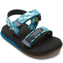 Quiksilver Infants Toddlers Monkey Caged Strappy Thongs Sandals Flip Flops - 5K UK, Blue/Yellow