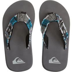 Quiksilver Boys Kids Monkey Abyss Summer Beach Sandals Flip Flops Thongs - 12K UK, Grey 3