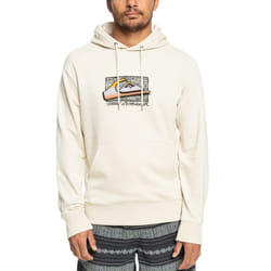Quiksilver Mens Retro Fade Pullover Sweater Sweatshirt Hoodie - S, Birch