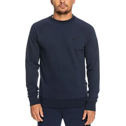 Quiksilver Mens Essentials Raglan Crew Neck Pullover Sweater Hoodie Sweatshirt - S, Navy