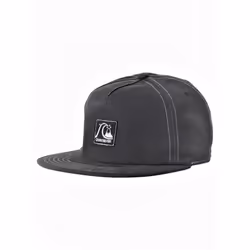 Quiksilver Adjustable Flat Peak Cap ~ Original black