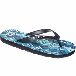 Billabong Kids Boys Tides Summer Beach Pool Sandals Thongs Flip Flops - 4 UK, Blue Haze