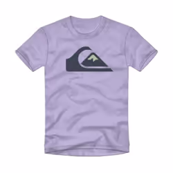 Quiksilver Cotton SS T-Shirt ~ Comp Logo lilac - L