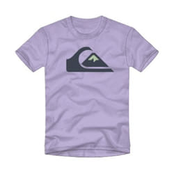 Quiksilver Cotton SS T-Shirt ~ Comp Logo lilac - L