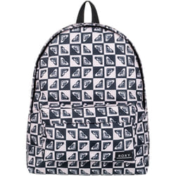 Roxy Womens Sugar Baby Printed Adjustable Strap Travel Backpack Bag - One Size, Anthracite