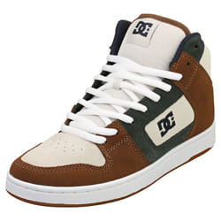 DC Shoes Manteca 4 Hi Mens Skate Trainers in Brown Green - 7