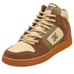 DC Shoes Manteca 4 Hi Wr Mens Skate Trainers in Dark Chocolate Military - 8