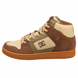 DC Shoes Manteca 4 Hi Wr Mens Skate Trainers in Dark Chocolate Military - 8