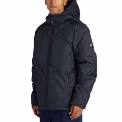 DC Shoes Mens Passage Warm Winter Hooded Padded Puffer Jacket Coat - Black - M, Black