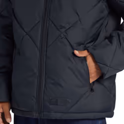 DC Shoes Mens Passage Warm Winter Hooded Padded Puffer Jacket Coat - Black - M, Black