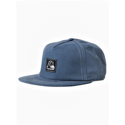 Quiksilver Adjustable Flat Peak Cap ~ Original blue