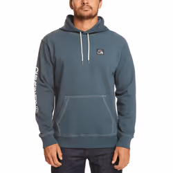 Quiksilver Mens The Original Cotton Pullover Hoody Sweatshirt Hoodie - M, Navy