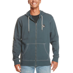 Quiksilver Mens the Original Full Zip Hooded Sweatshirt Hoody Hoodie - M, Midnight Navy