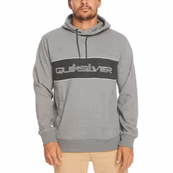 Quiksilver Mens Bold Omni Pullover Hoody Sweatshirt Jumper Hoodie - L, Dark Grey