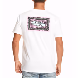 Quiksilver Mens Taking Roots Short Sleeve Crew Neck Cotton T-Shirt Top Tee - XL, White