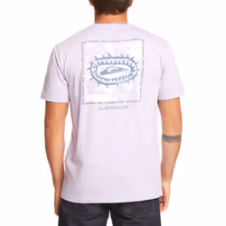 Quiksilver Mens Urban Surfin Short Sleeve Crew Neck Cotton T-Shirt Top Tee - XL, Purple Rose