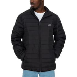 Quiksilver Mens Scaley Warm Winter Padded Puffer Jacket Coat - Black - M, Black