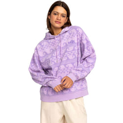 Roxy Womens That Girl Beautiful Hooded Pullover Sweatshirt Hoody Hoodie - S, Crocus Petal