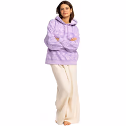 Roxy Womens That Girl Beautiful Hooded Pullover Sweatshirt Hoody Hoodie - S, Crocus Petal