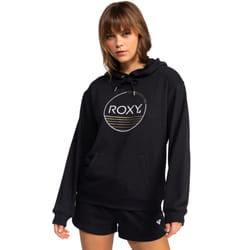 Roxy Womens Surf Soaked Hooded Pullover Hoody Sweatshirt Hoodie - XS, Anthracite