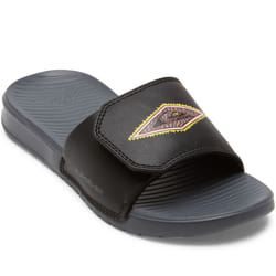 Quiksilver Boys Kids Bright Coast Adjustable Sandals Slides Flip Flops Sliders - 4.5 UK, Black 1
