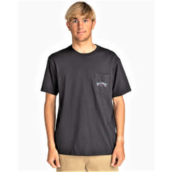 Billabong Mens SS Cotton T-Shirt ~ Stacked Pocket black - XL