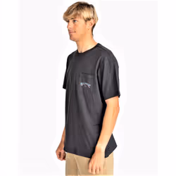 Billabong Mens SS Cotton T-Shirt ~ Stacked Pocket black - XL