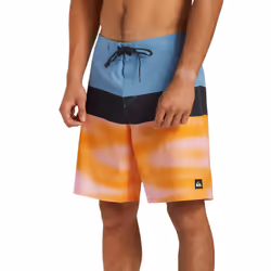 Quiksilver Mens Surfsilk Panel 18" Swim Swimming Surf Surfing Boardshorts - 28, Prism Pink